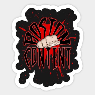 Boston Content Sticker